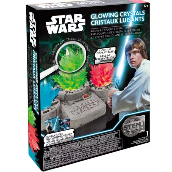 Star Wars Glowing Crystal Growing Set— Ultimate STEM experience with Stand - Picture 1 of 4